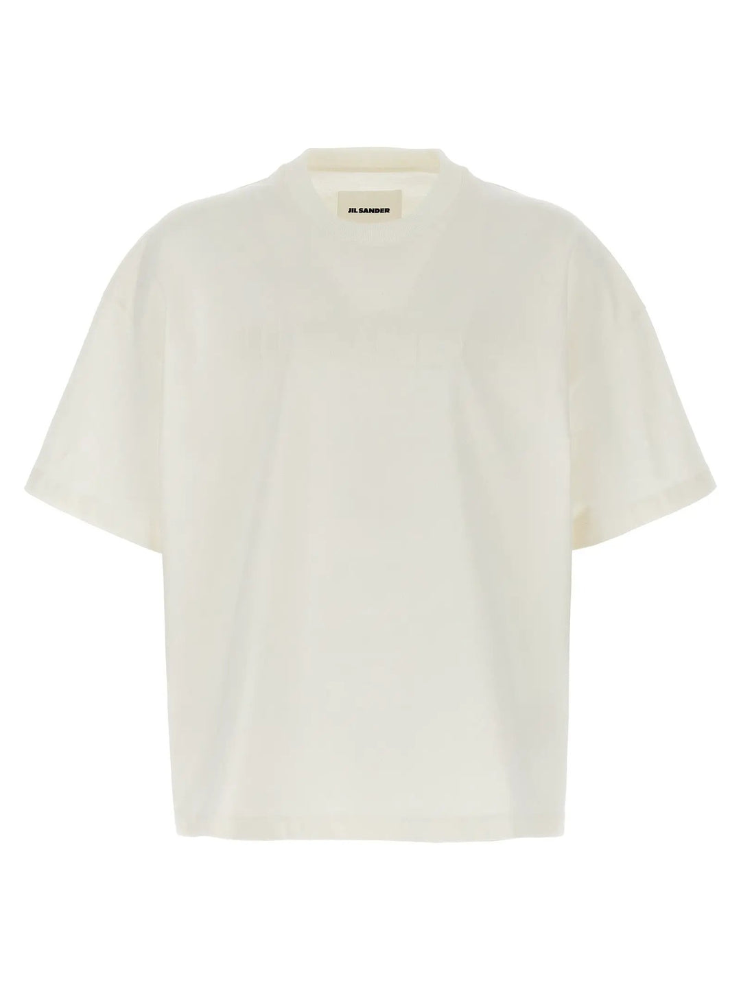 Jil Sander White Cotton T-Shirt