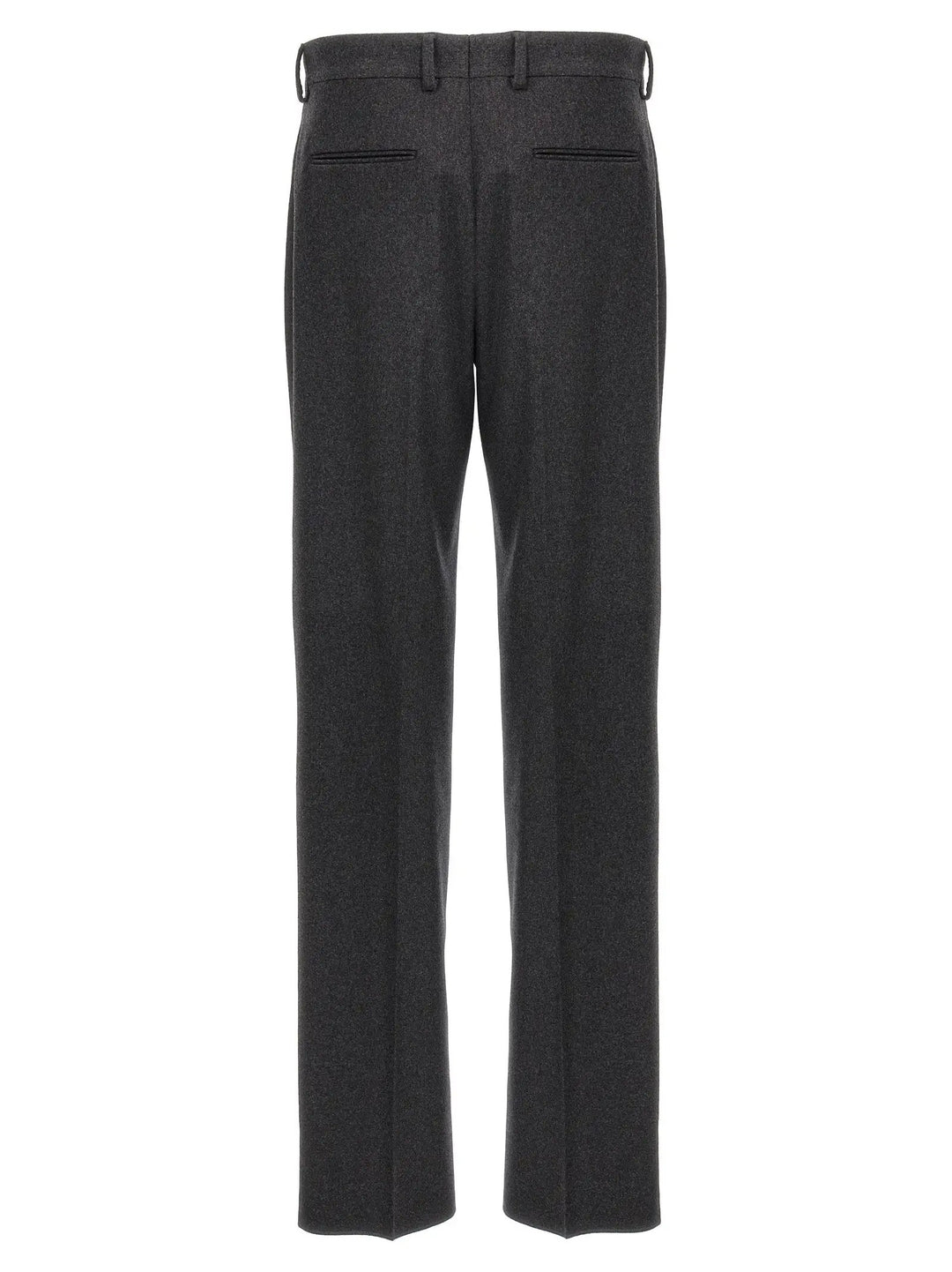 Fendi Gray Cashmere Casual Pants