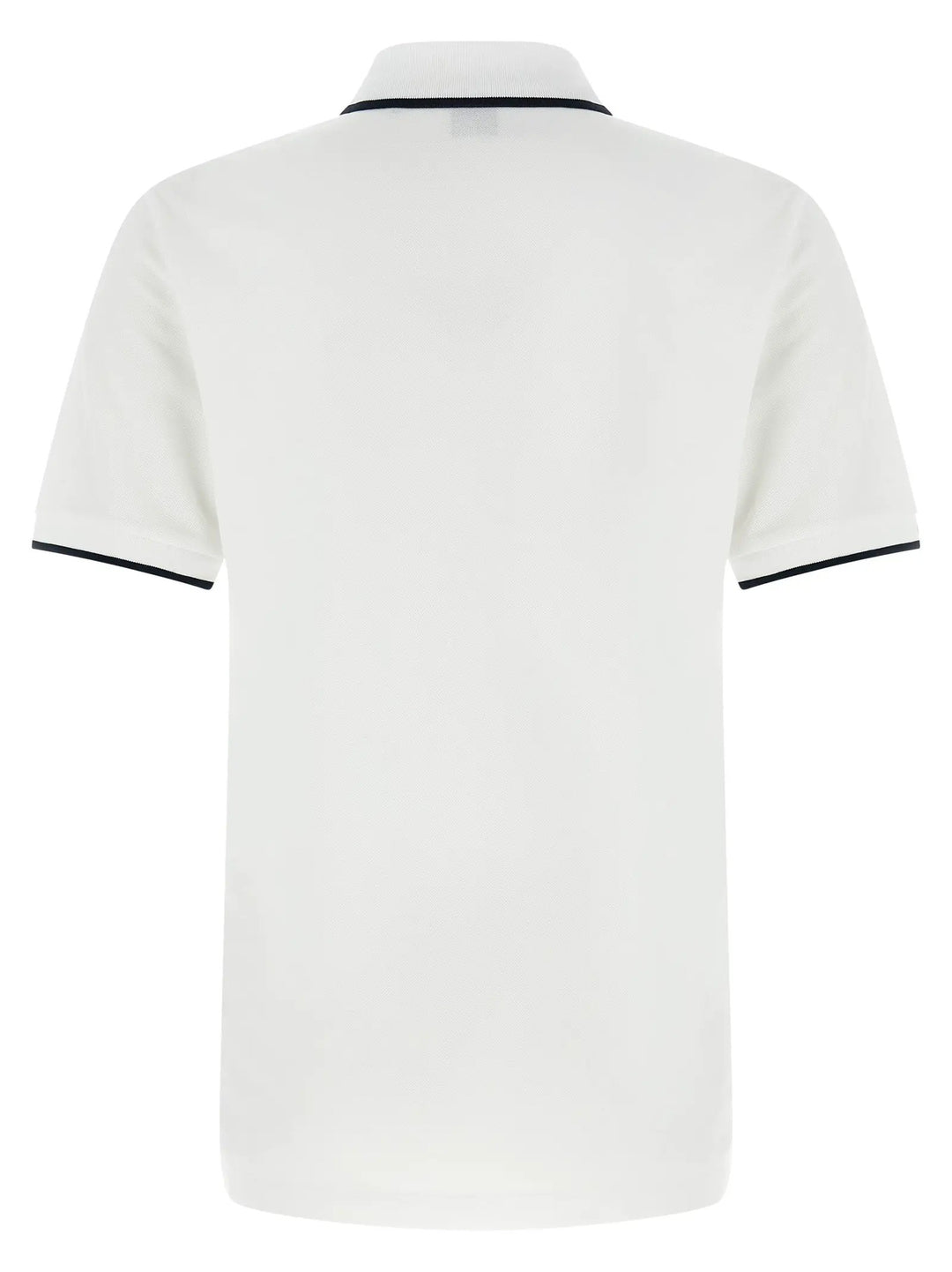 Hugo Boss White Cotton Polo Shirt