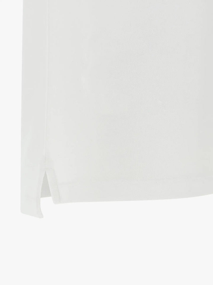 Hugo Boss White Cotton Polo Shirt