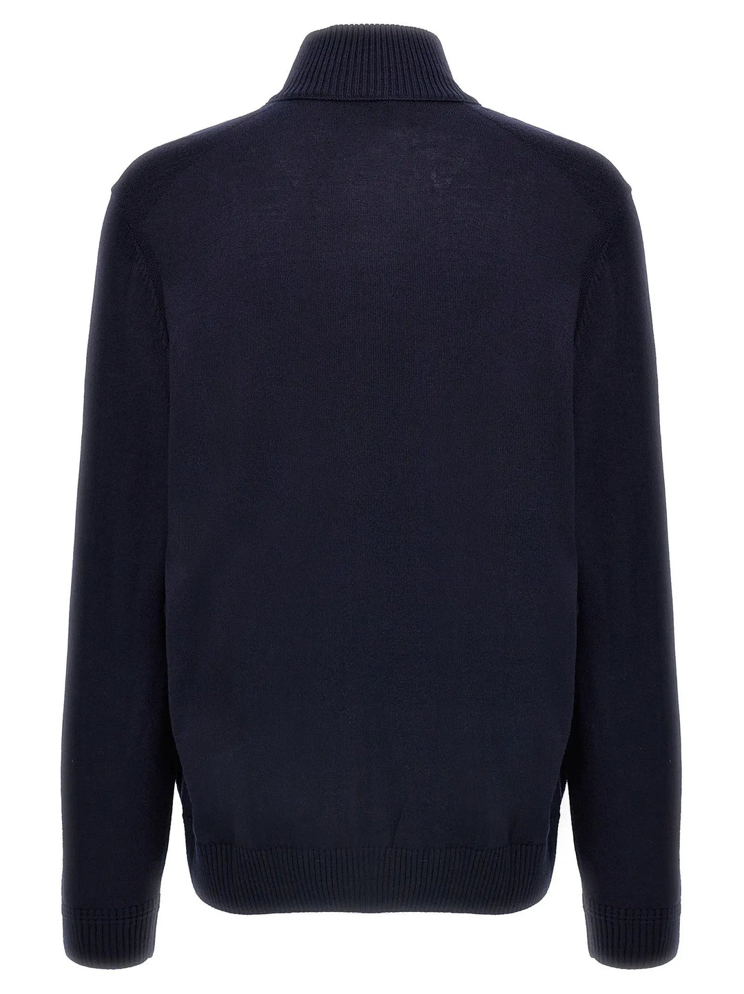 Hugo Boss Blue Wool Cardigan