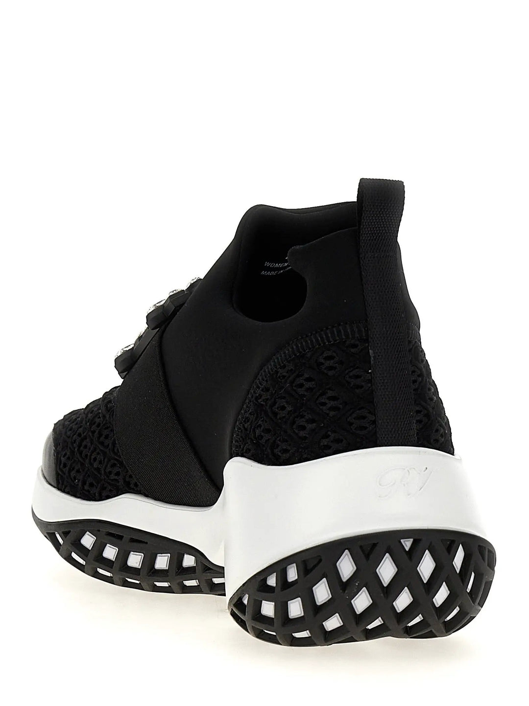 Roger Vivier Black Polyester Athletic Sneakers