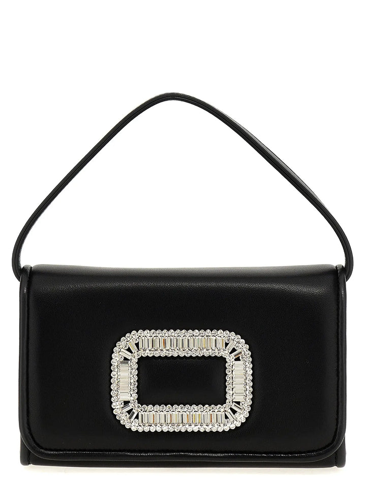 Roger Vivier Black Lamb Leather Handbag