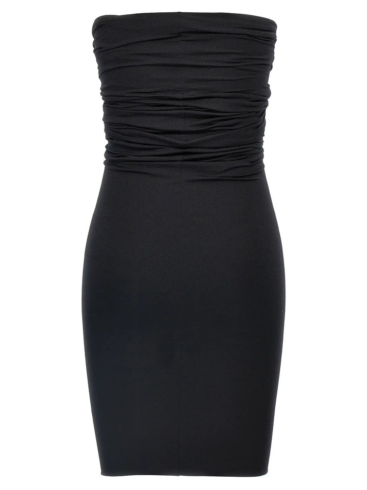 Rick Owens Black Nylon Short Dress