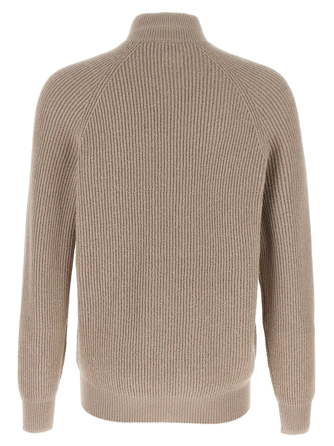 Brunello Cucinelli Beige Cotton Cardigan