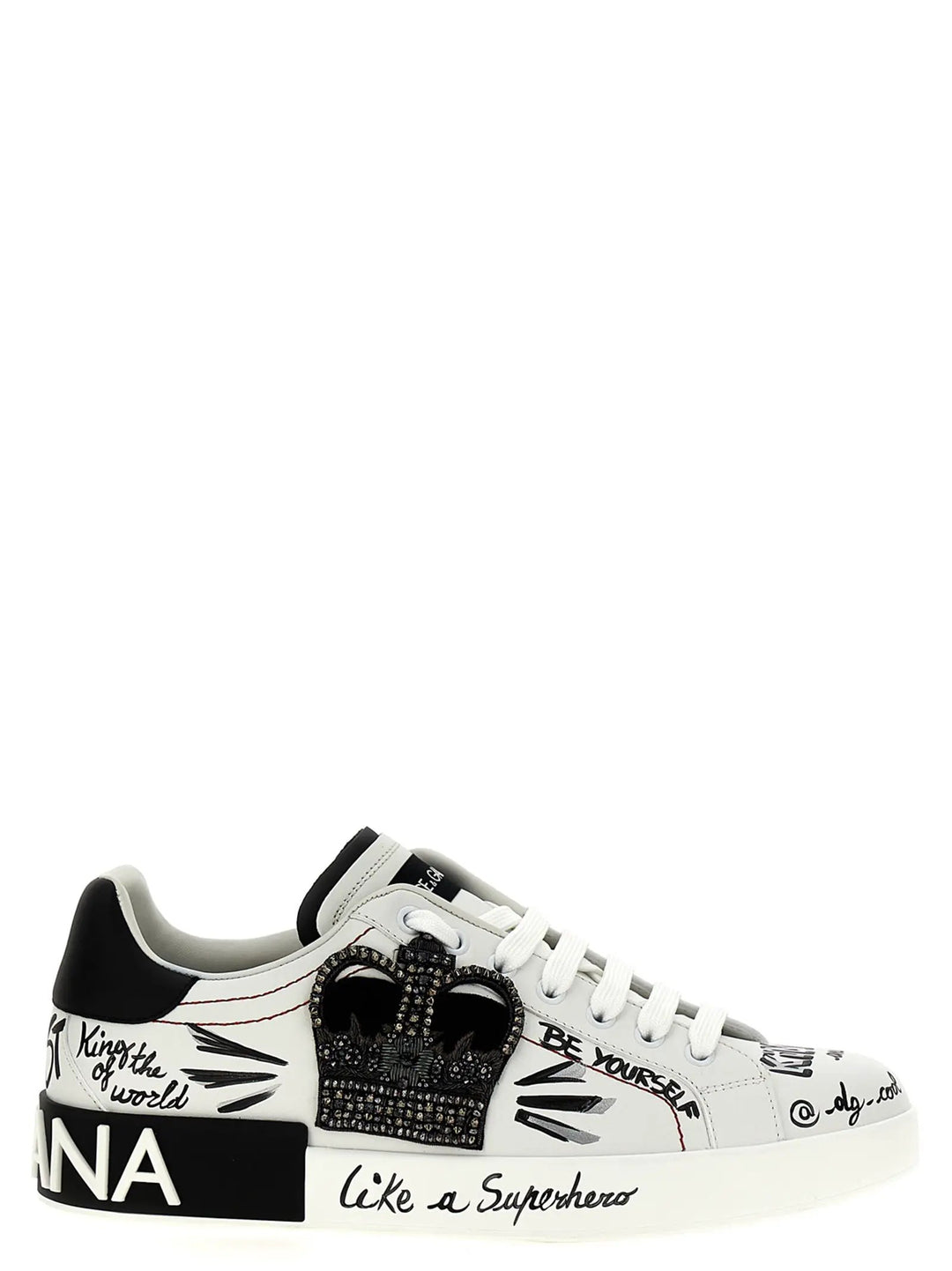 Dolce &amp; Gabbana Bicolor Calfskin Sneakers