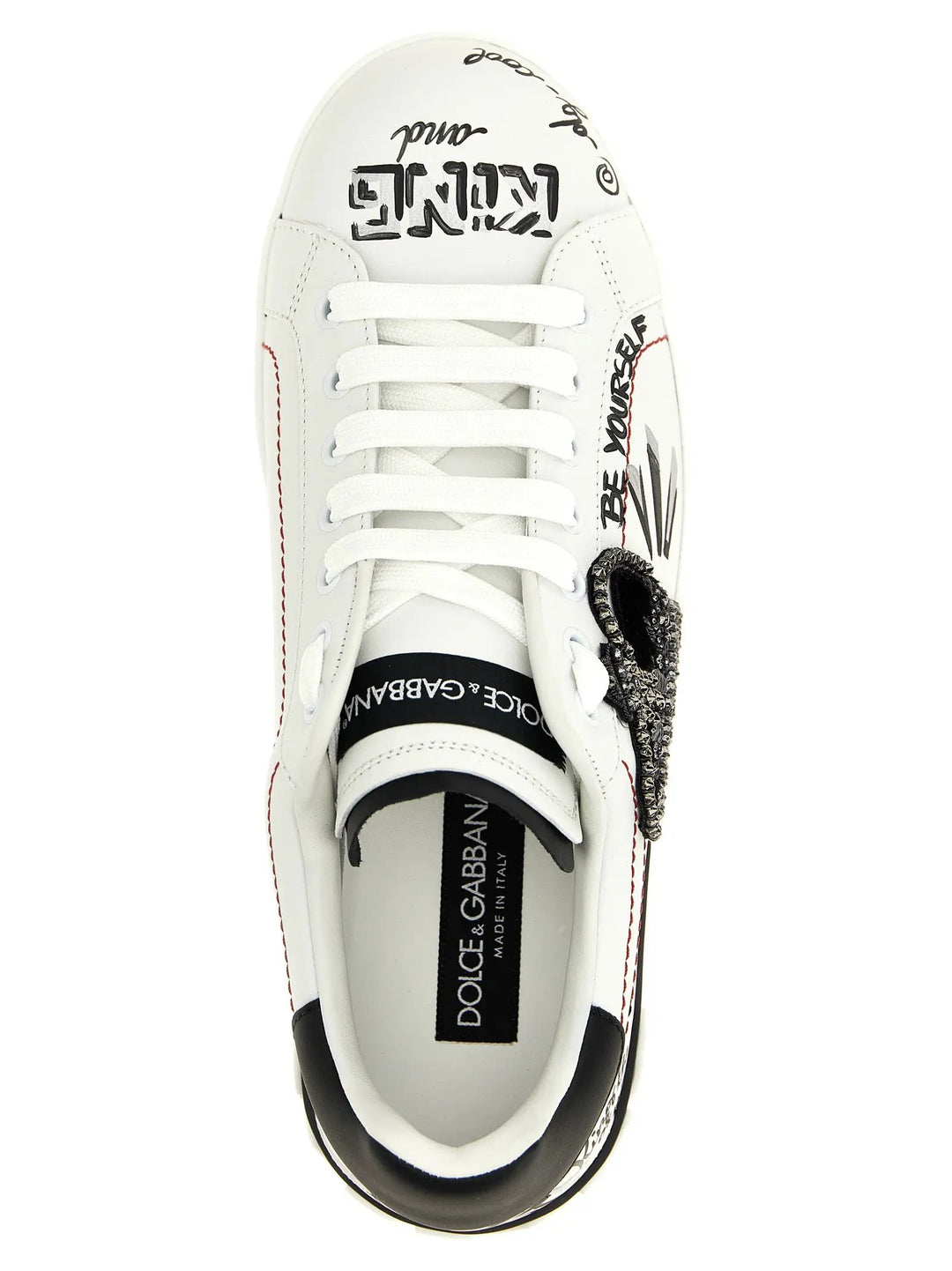 Dolce &amp; Gabbana Bicolor Calfskin Sneakers
