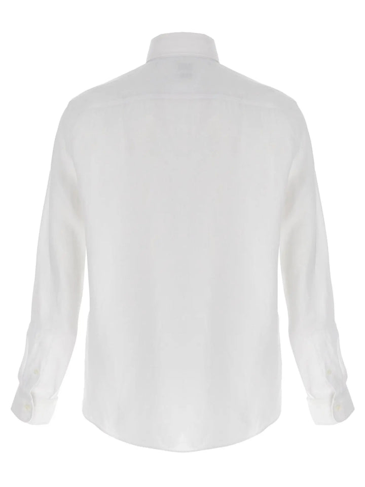 Brunello Cucinelli White Linen Blouse