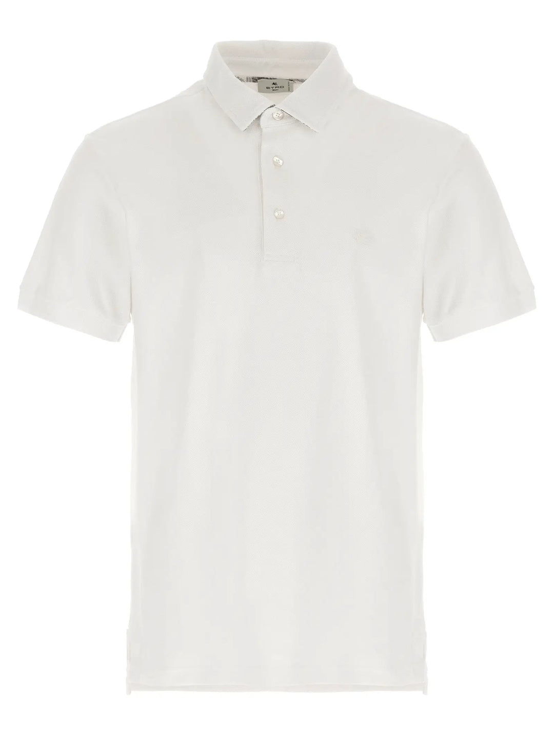 Etro White Cotton Polo Shirt