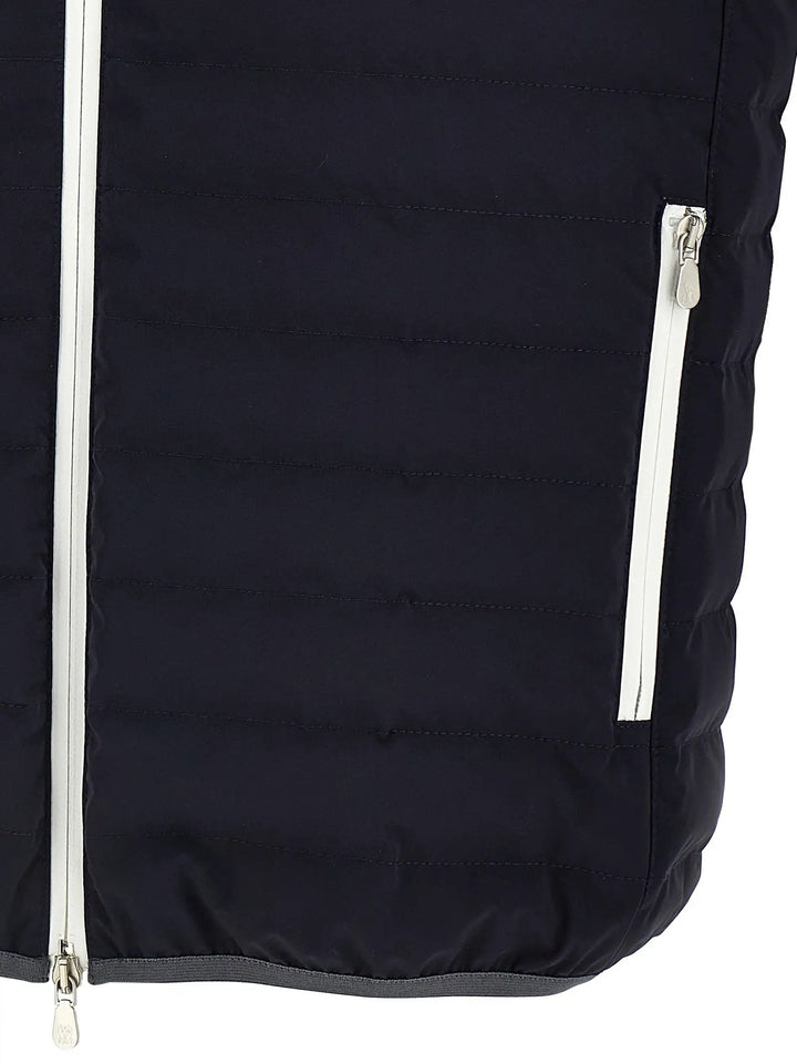 Brunello Cucinelli Sample Sale | Brunello Cucinelli Blue Polyamide Coat - | Designer outlet