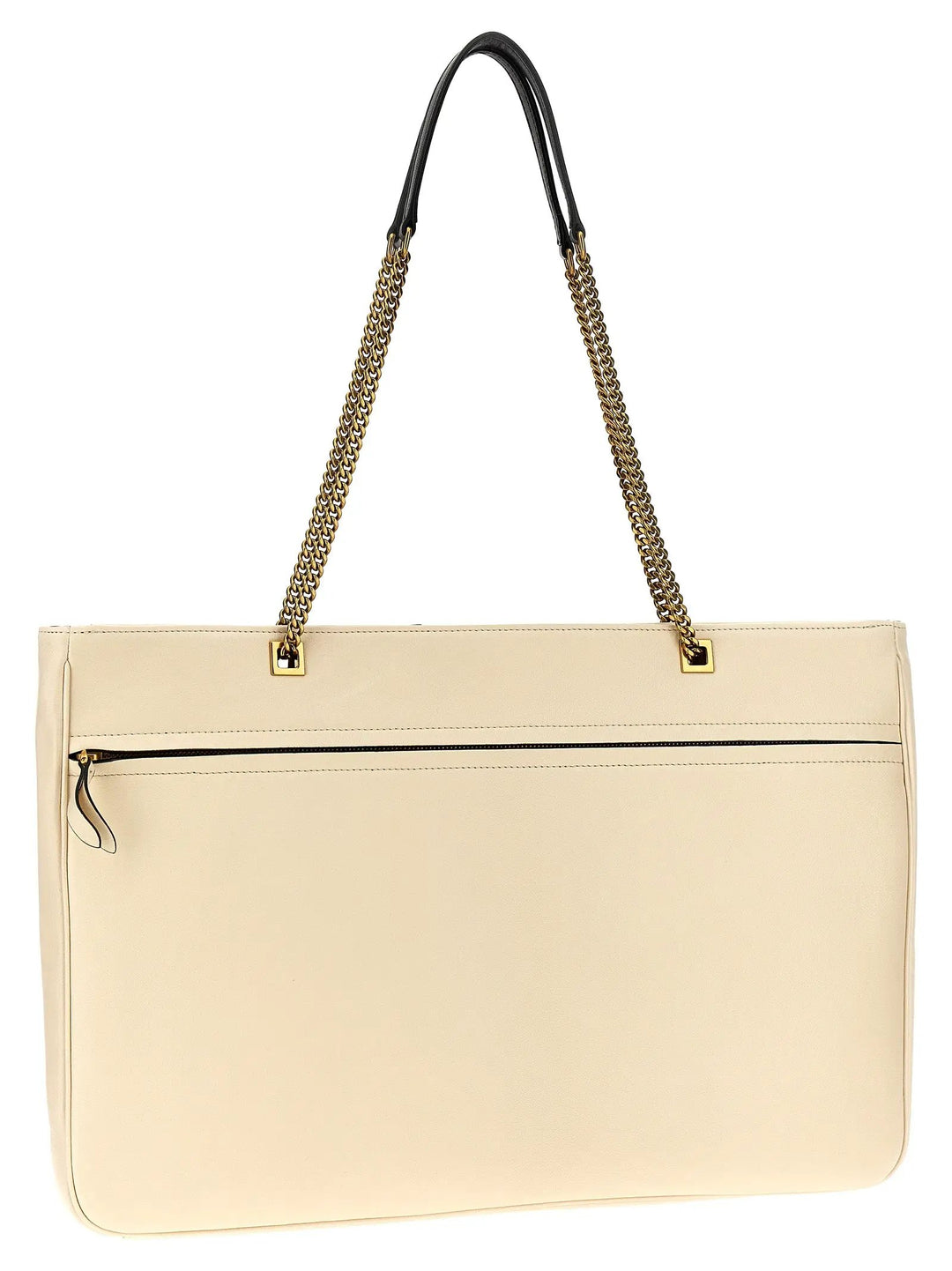 Valentino Garavani Bicolor Lamb Leather Tote Bag