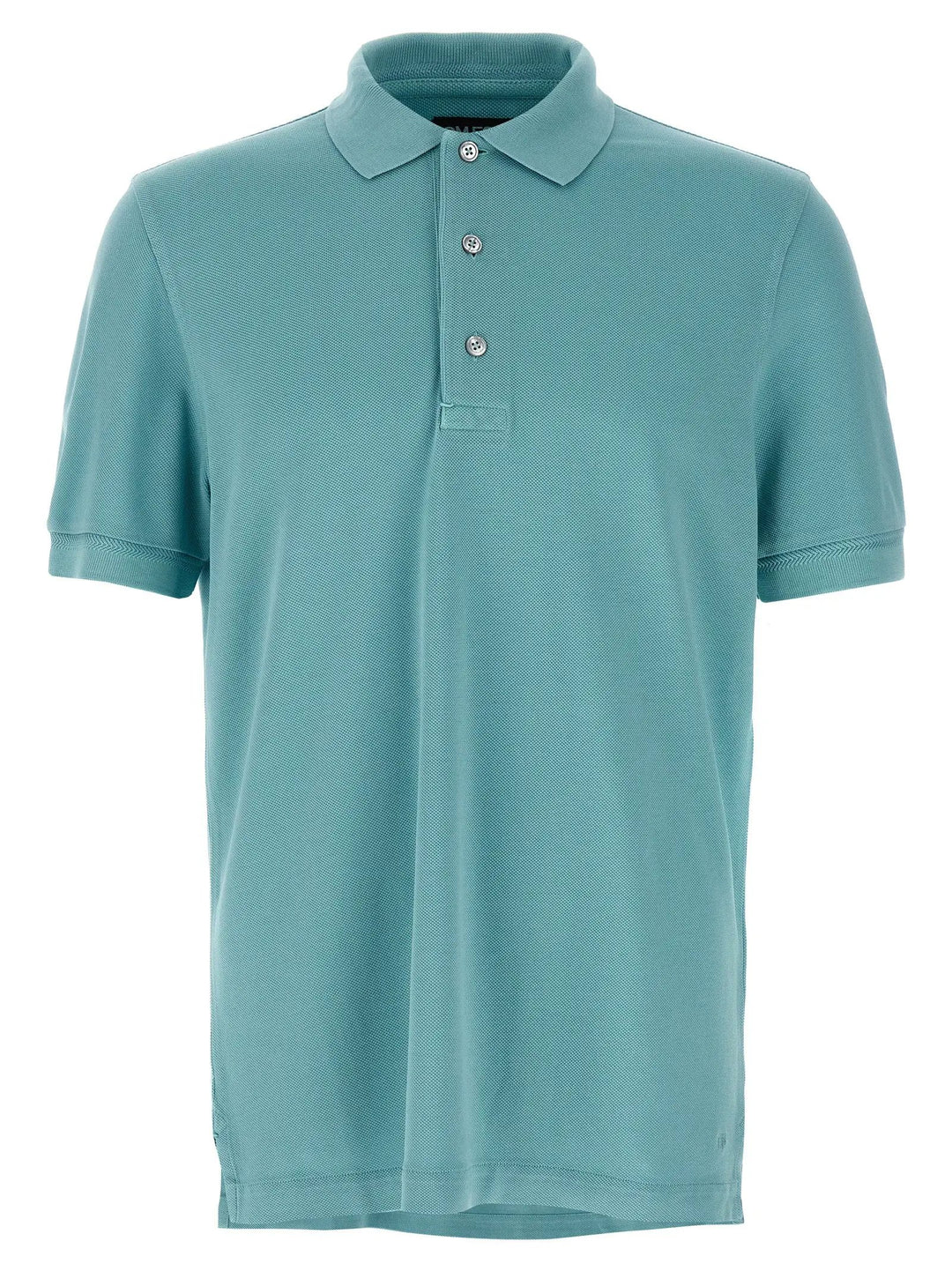 Tom Ford Blue Cotton Polo Shirt