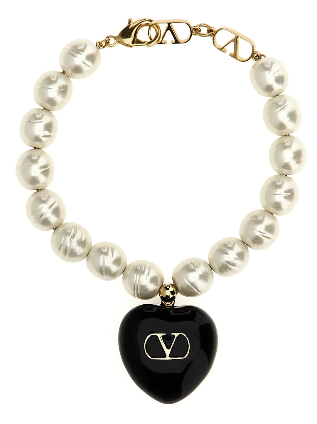Valentino Garavani Black Brass Bracelet