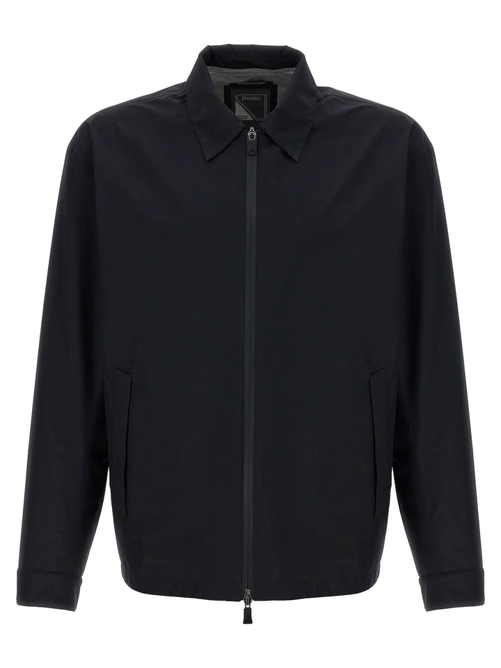Herno Black Polyester Shell Jacket