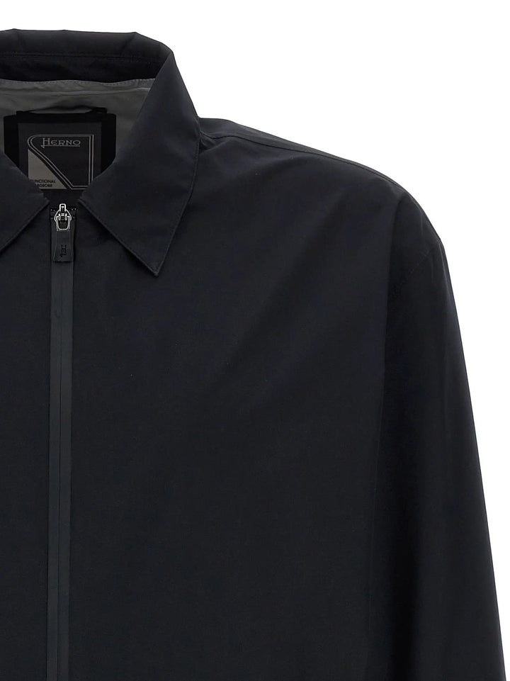 Herno Black Polyester Shell Jacket