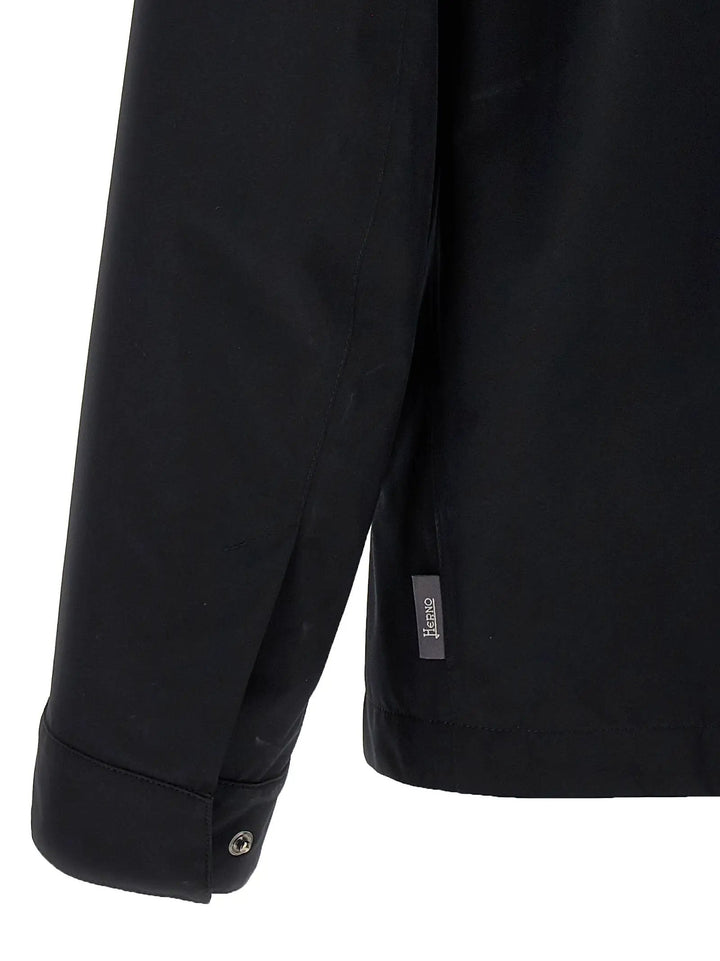 Herno Black Polyester Shell Jacket