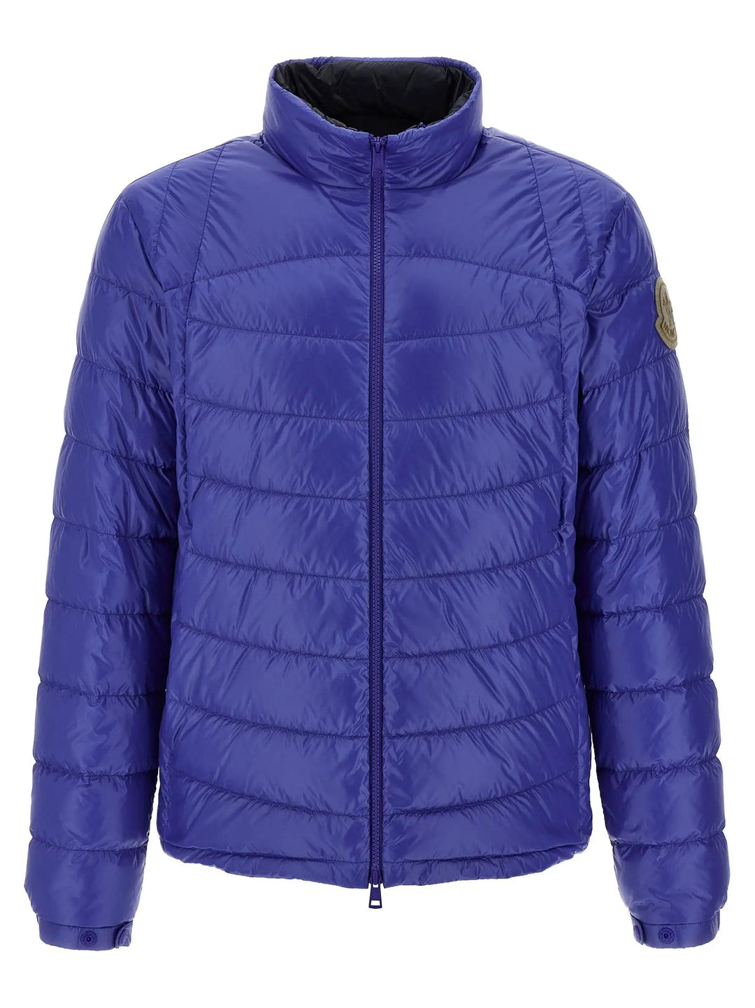 Moncler Blue Polyamide Full-Length Jacket