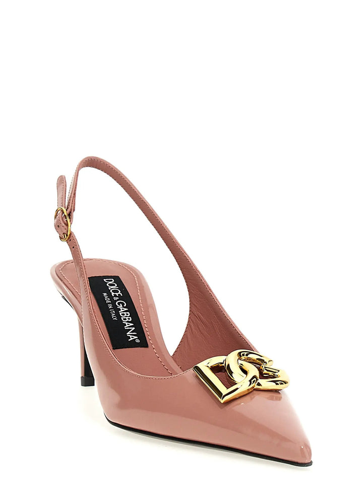Dolce &amp; Gabbana Multicolor Calfskin Mid Heel Pumps
