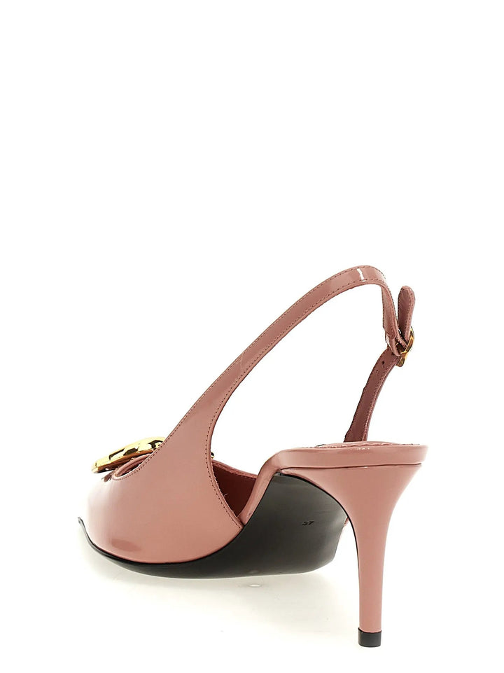 Dolce &amp; Gabbana Multicolor Calfskin Mid Heel Pumps