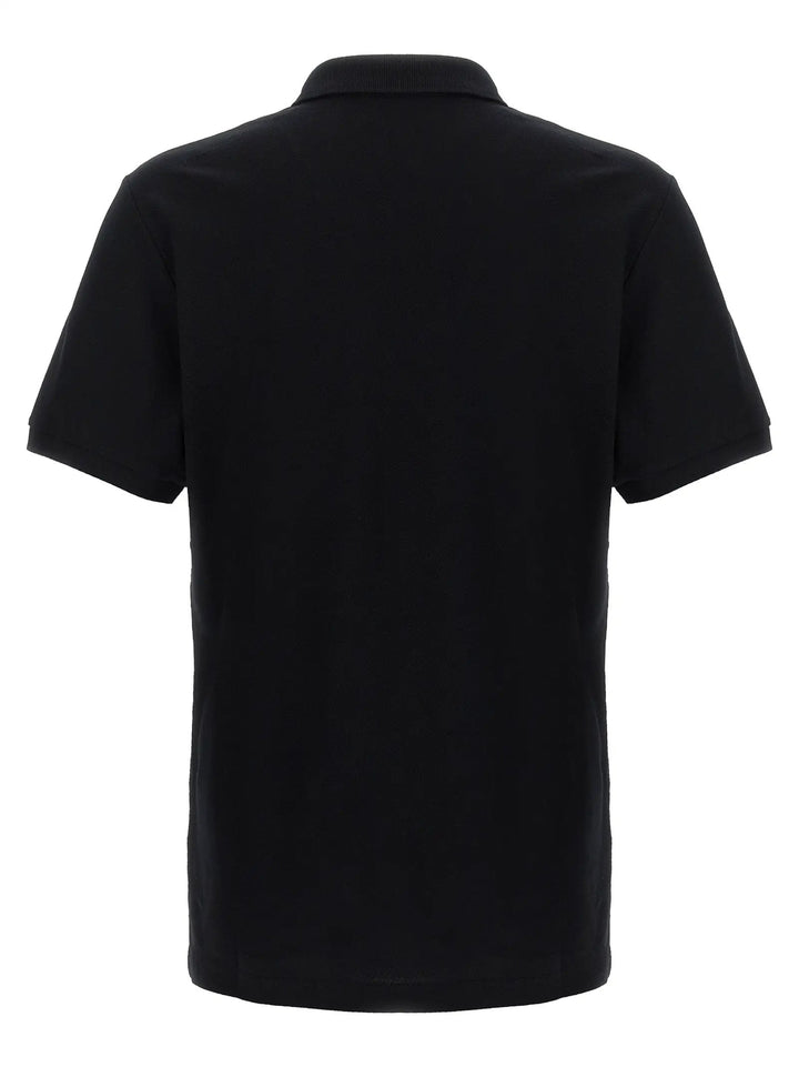 Moschino Black Cotton Polo Shirt