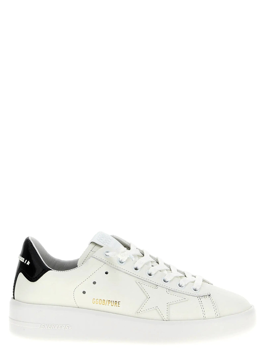 Golden Goose Black Cowhide Low Top Sneakers