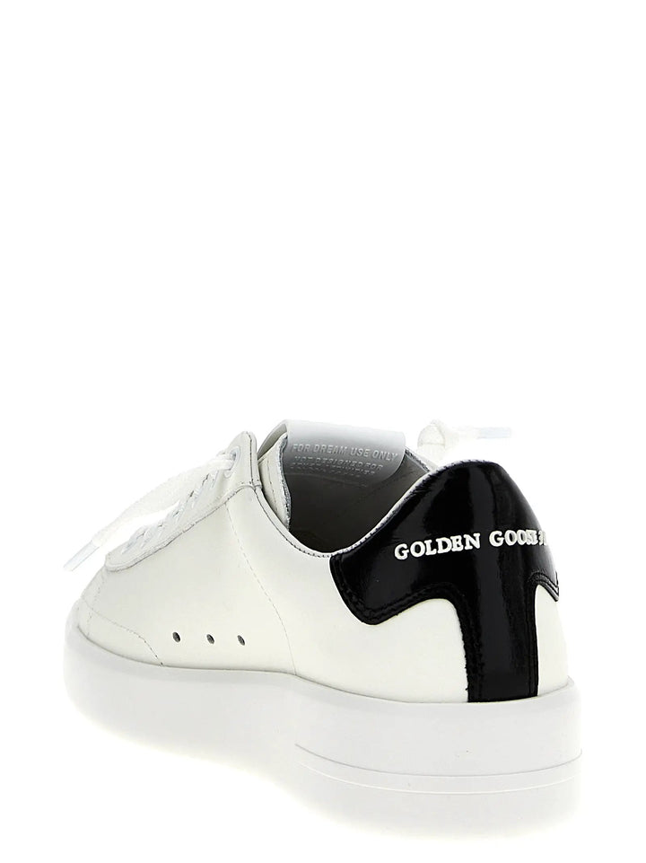 Golden Goose Black Cowhide Low Top Sneakers