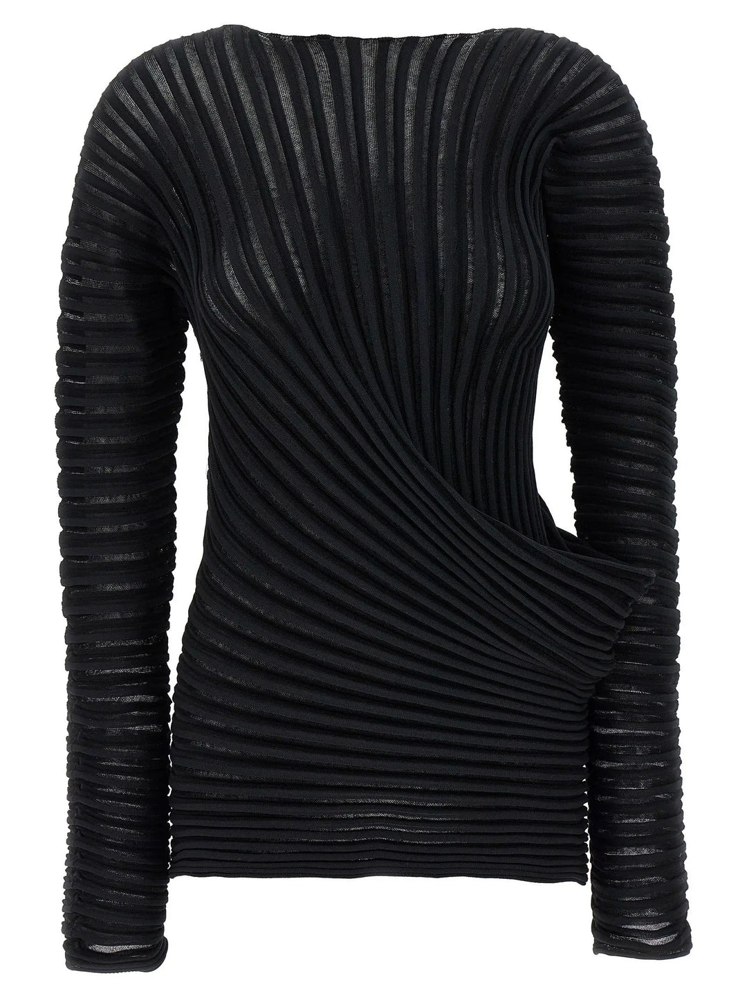 Issey Miyake Black Polyester Shirt