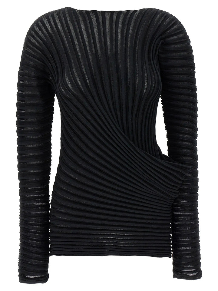 Issey Miyake Black Polyester Shirt