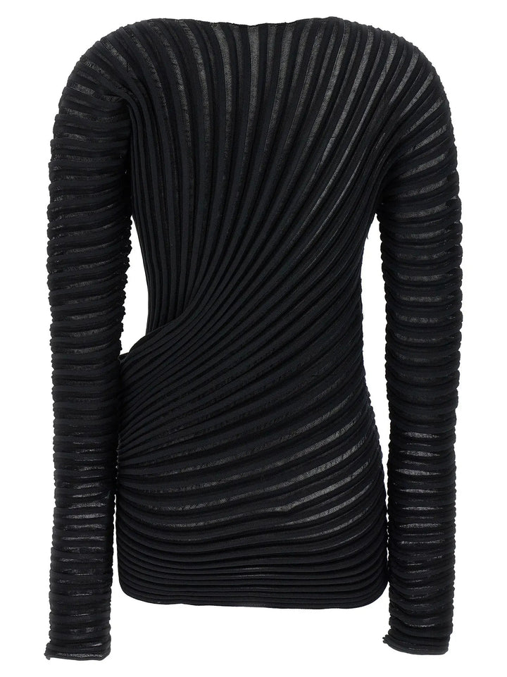 Issey Miyake Black Polyester Shirt