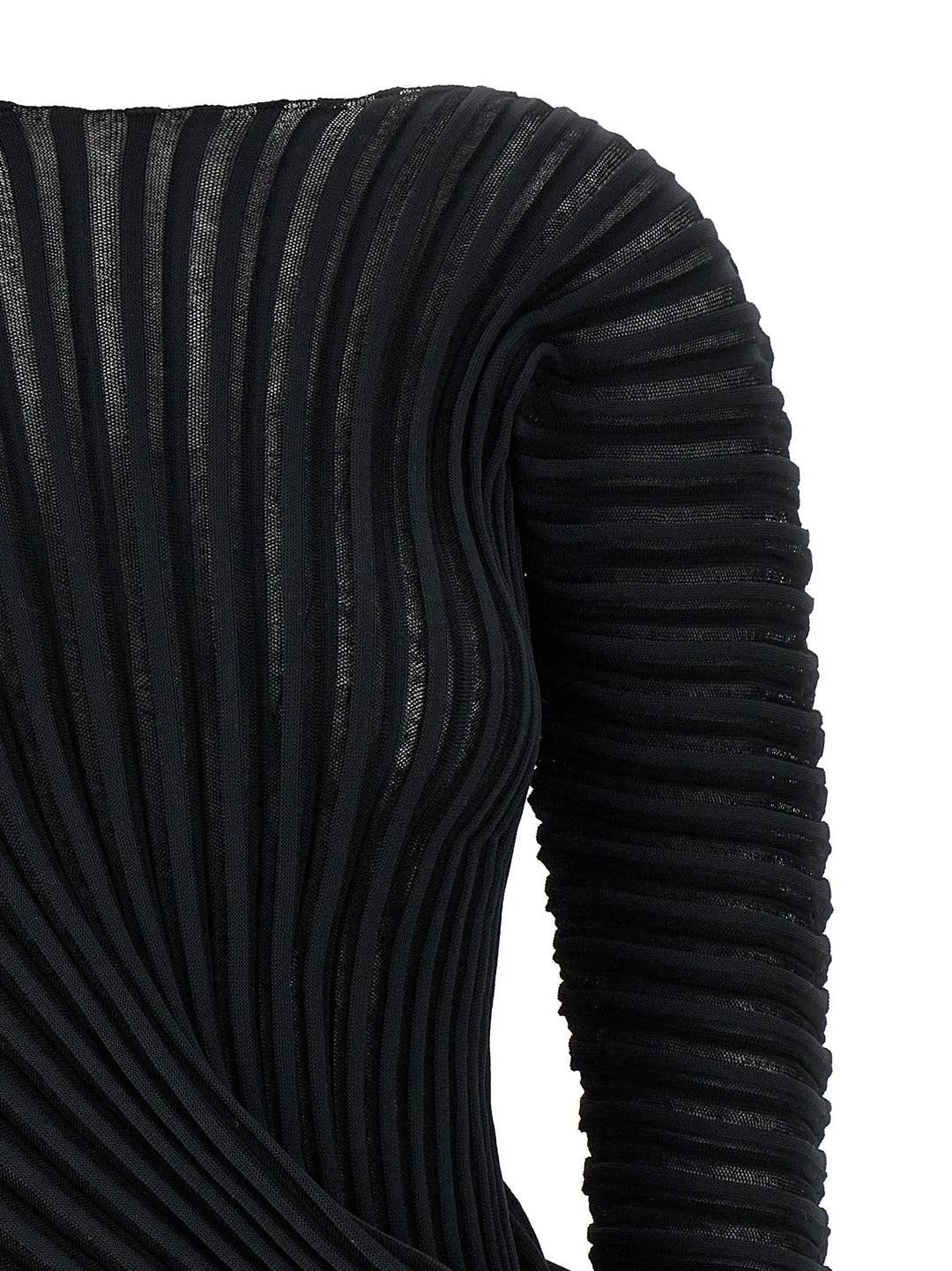 Issey Miyake Black Polyester Shirt