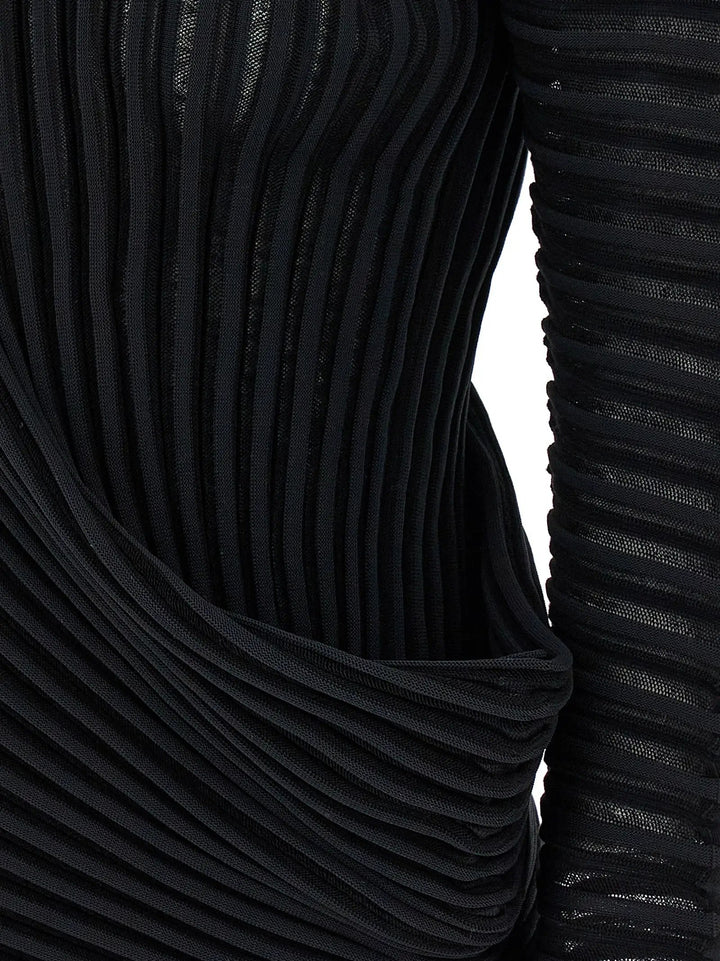 Issey Miyake Black Polyester Shirt