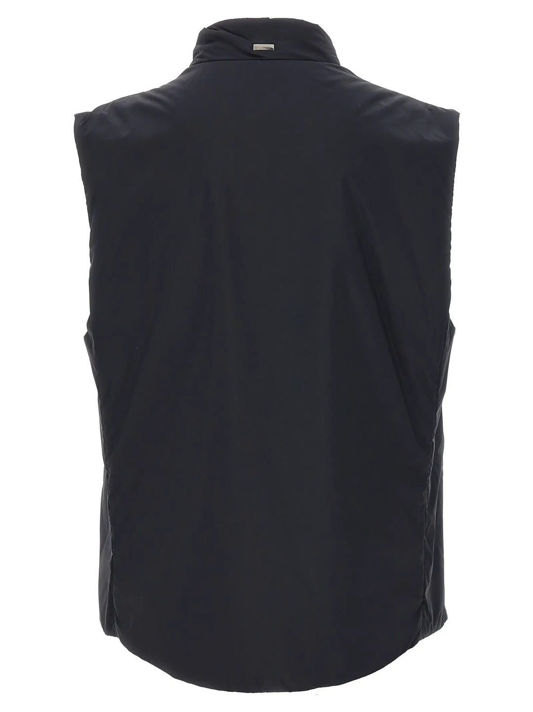 Herno Black Polyamide Sleeveless Jacket