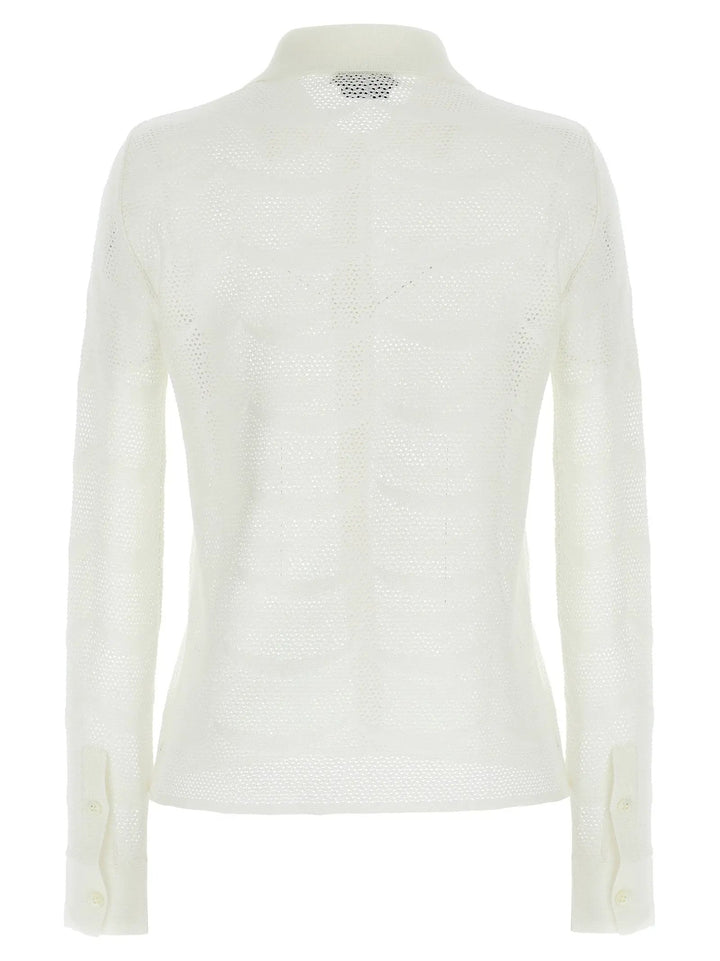 Tom Ford White Cotton Cardigan