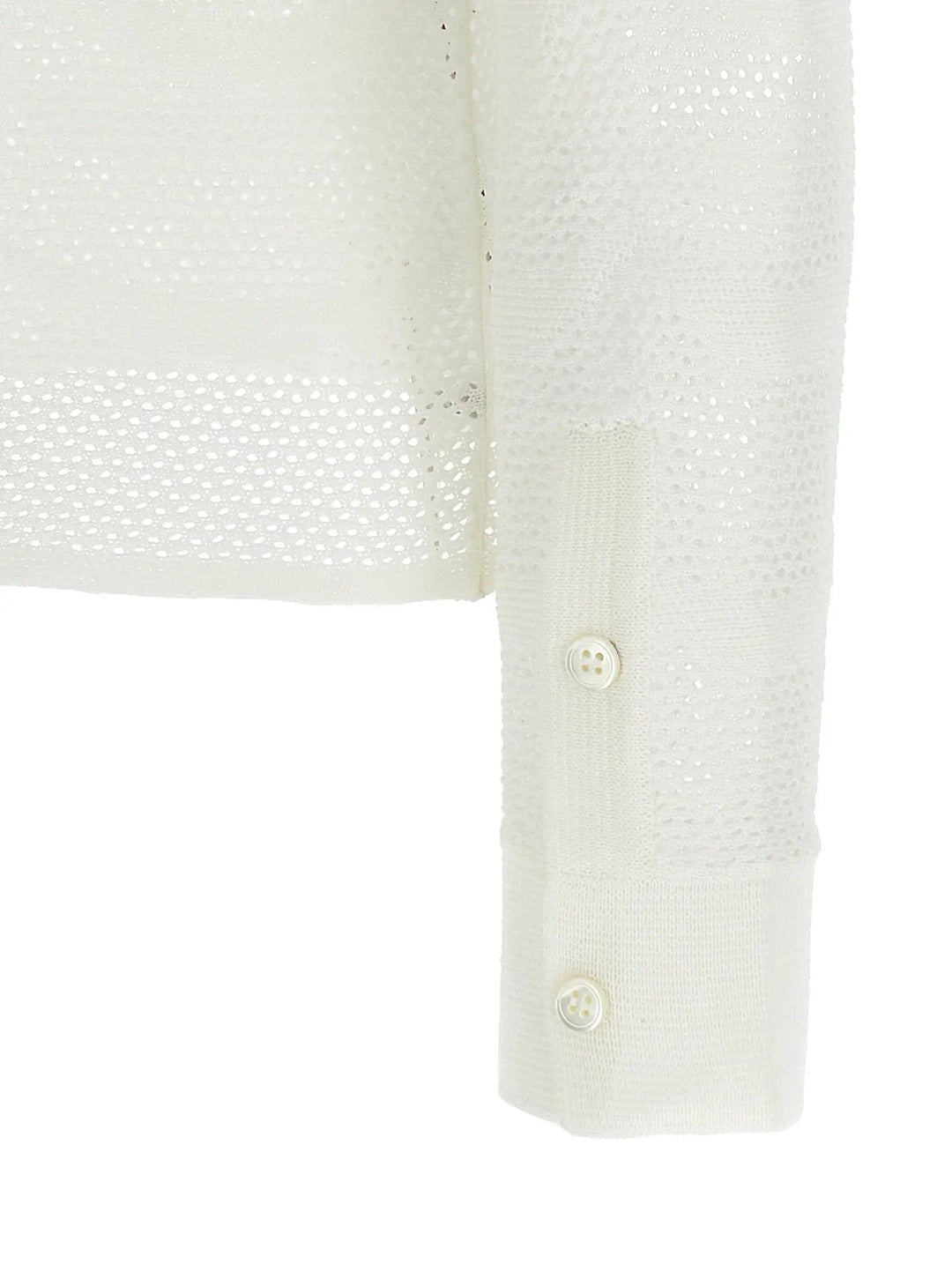 Tom Ford White Cotton Cardigan