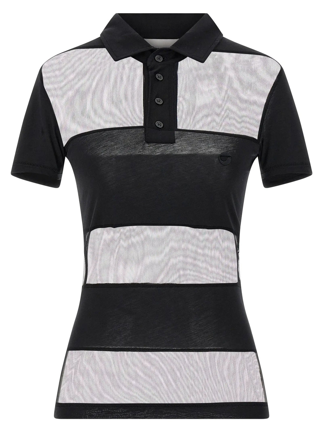 Coperni Black Cotton Polo Shirt