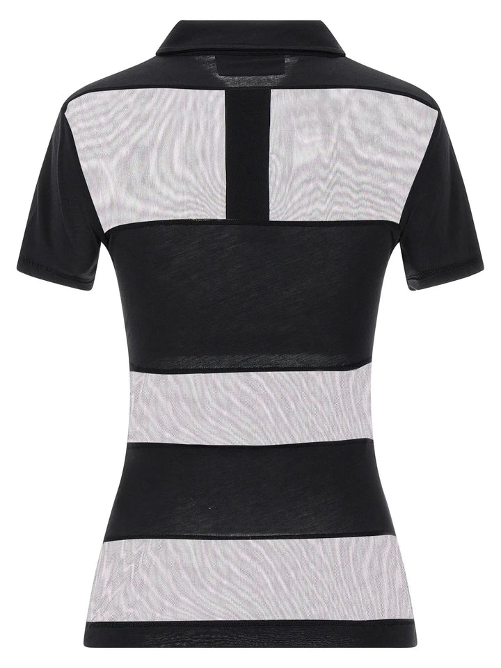 Coperni Black Cotton Polo Shirt