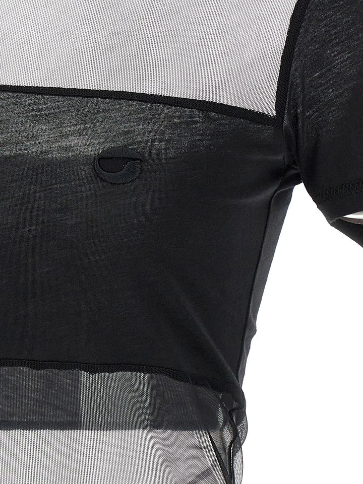 Coperni Black Cotton Polo Shirt