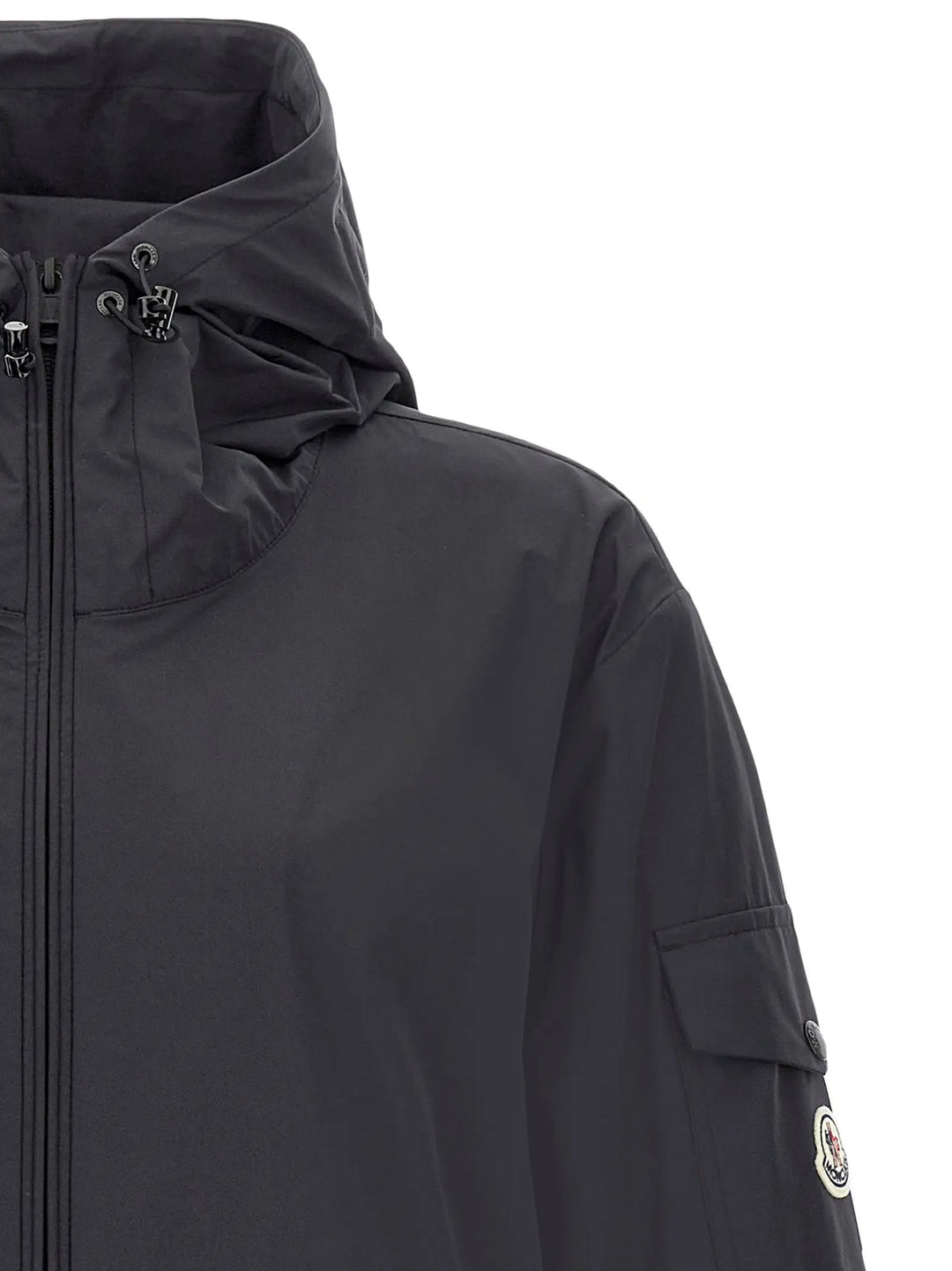 Moncler Black Polyester Shell Jacket