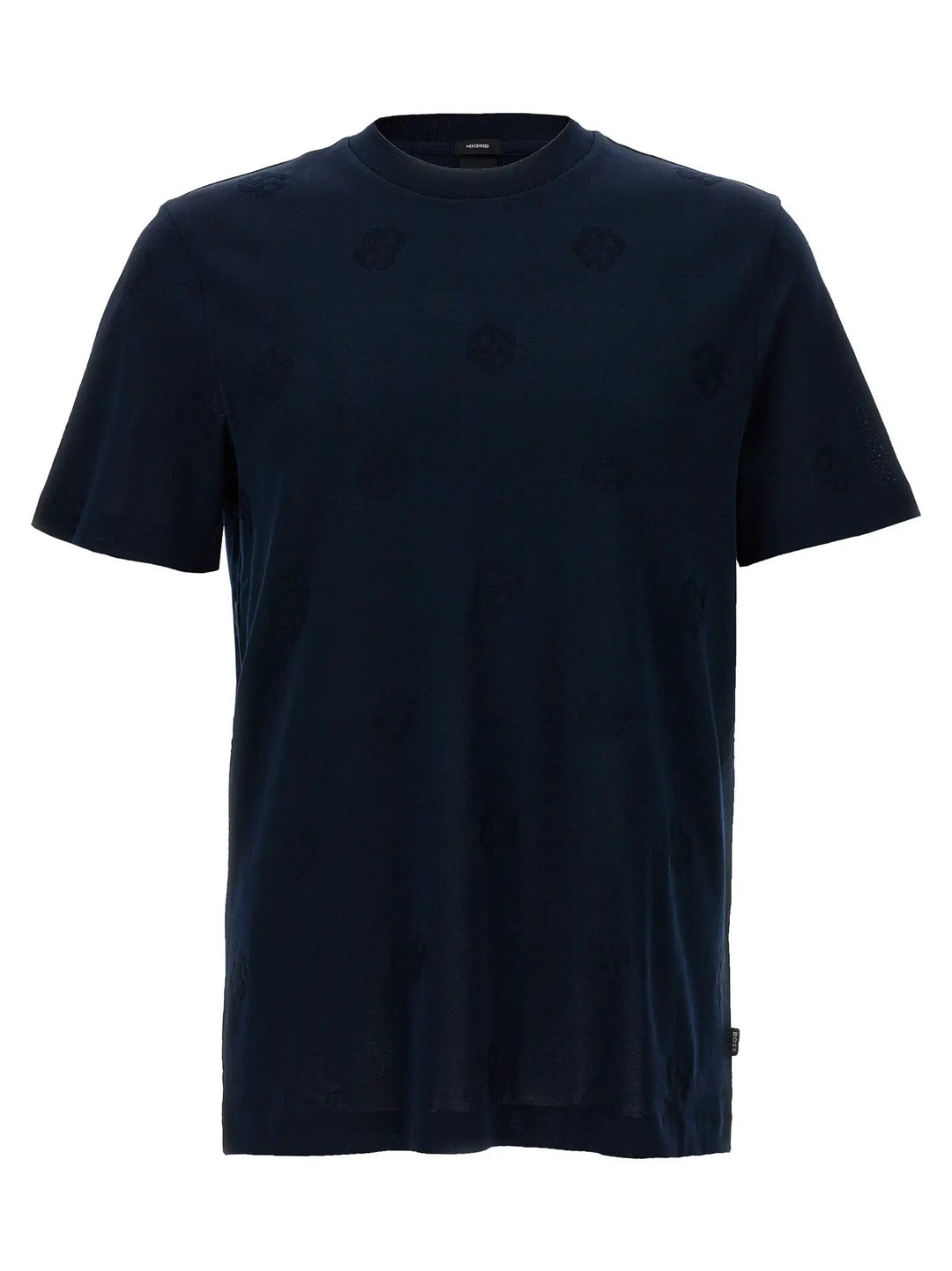 Hugo Boss Blue Cotton T-Shirt