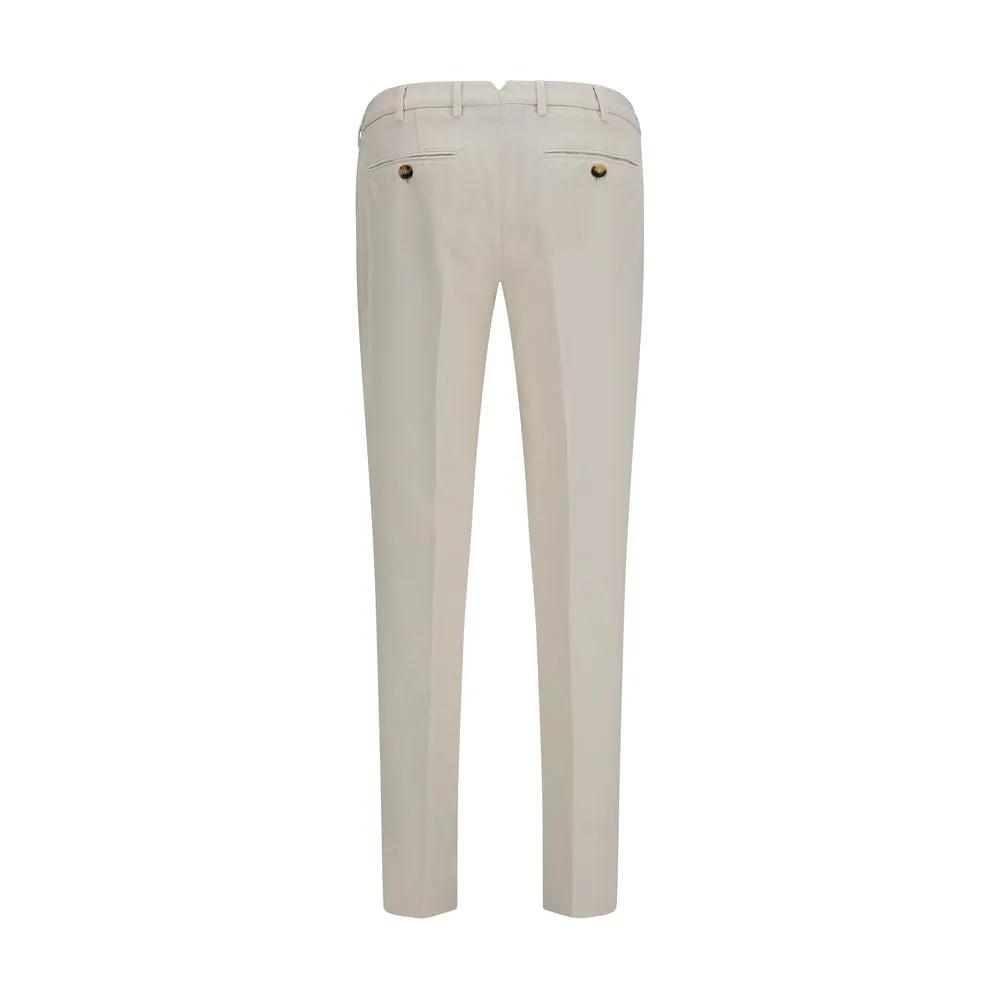 Brunello Cucinelli Sample Sale | Brunello Cucinelli White Cotton Casual Pants - | Designer outlet