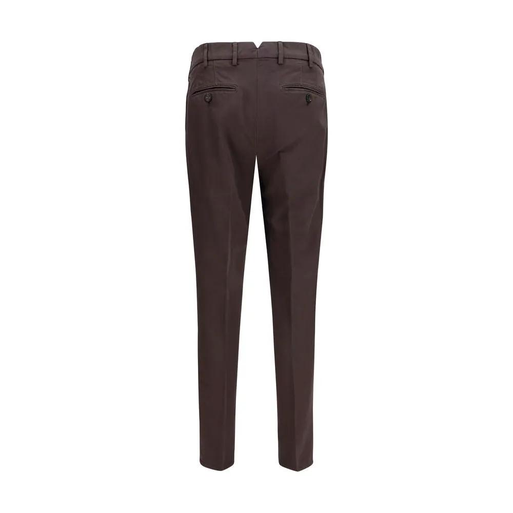 Brunello Cucinelli Sample Sale | Brunello Cucinelli Brown Cotton Casual Pants - | Designer outlet