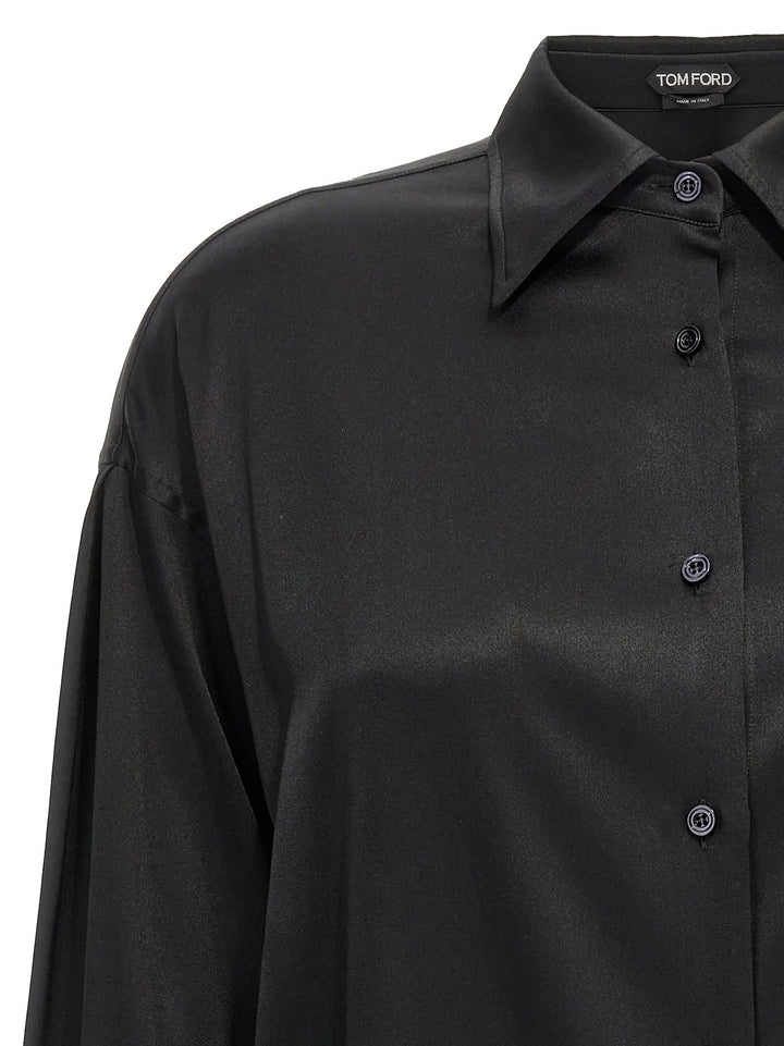 Tom Ford Black Silk Blouse
