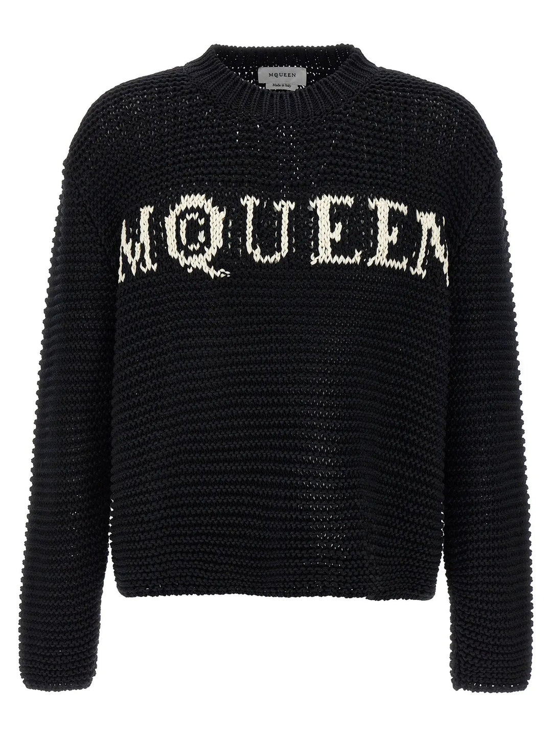 Alexander McQueen Bicolor Cotton Cardigan