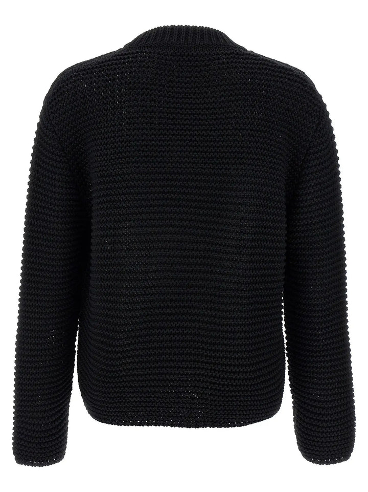 Alexander McQueen Bicolor Cotton Cardigan