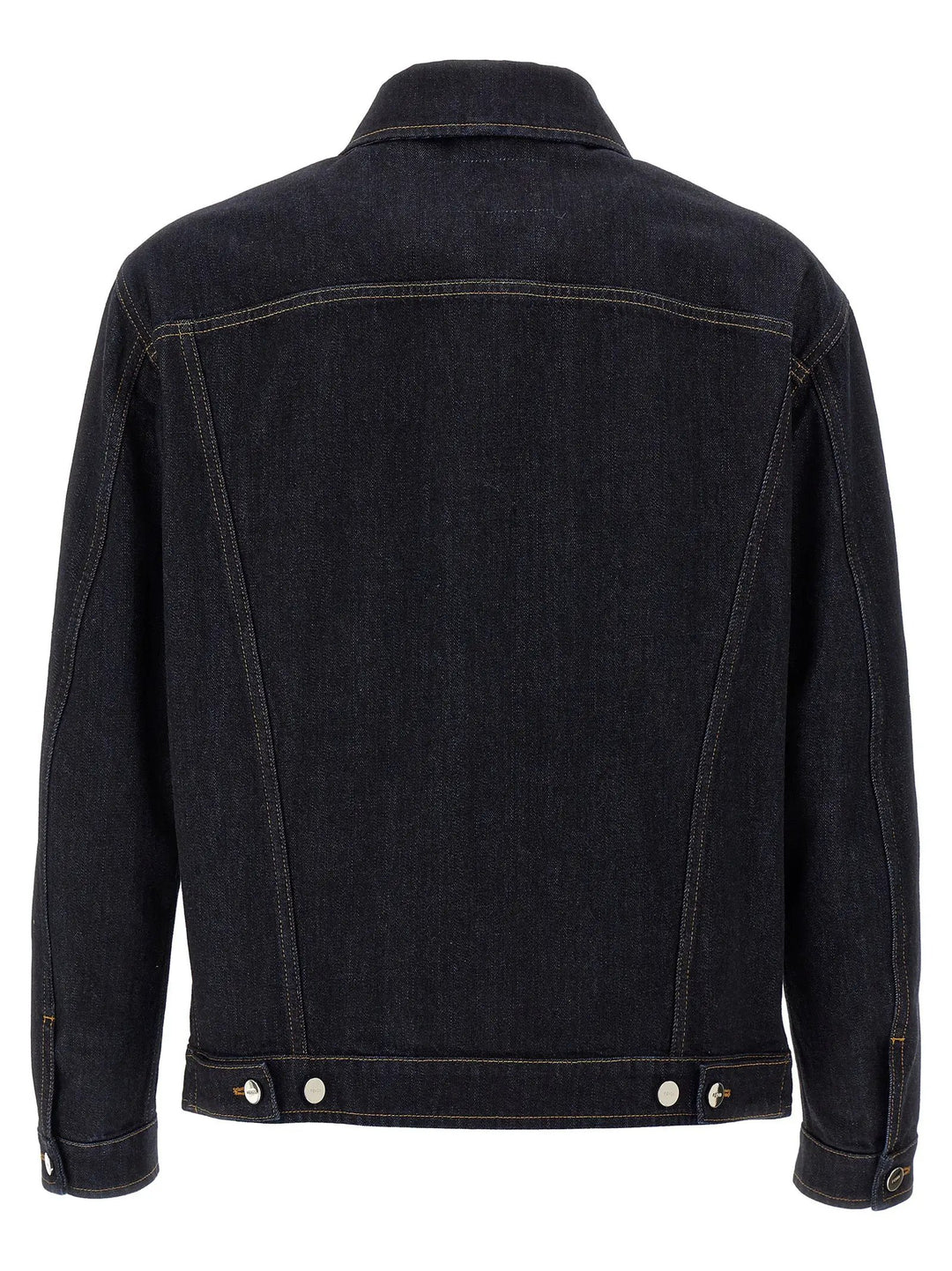 Fendi Blue Cotton Denim Jacket