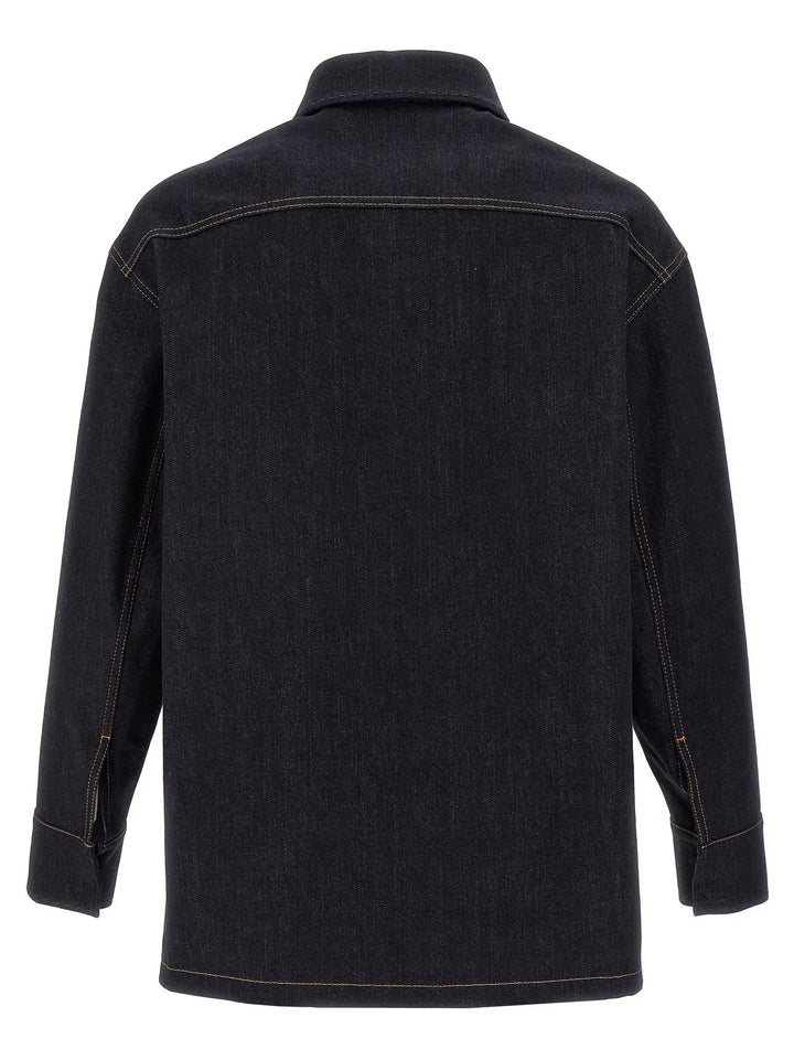 Fendi Blue Cotton Denim Jacket