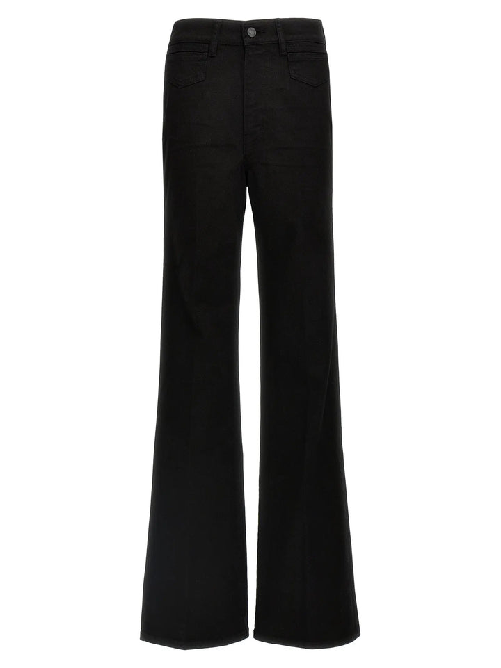 Tom Ford Black Cotton Flared Jeans