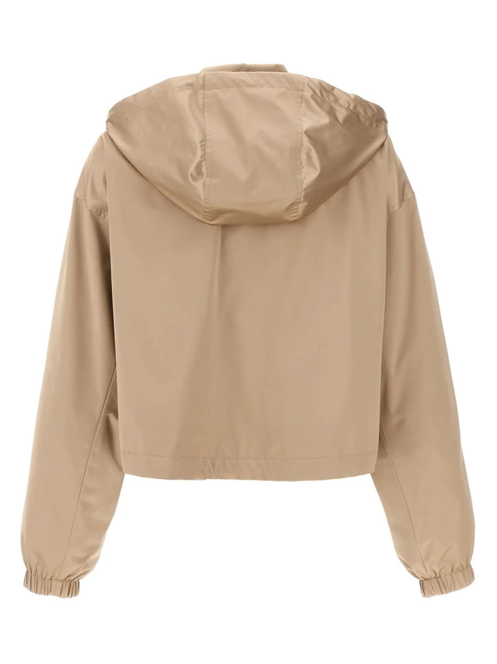 Fendi Brown Polyester Shell Jacket