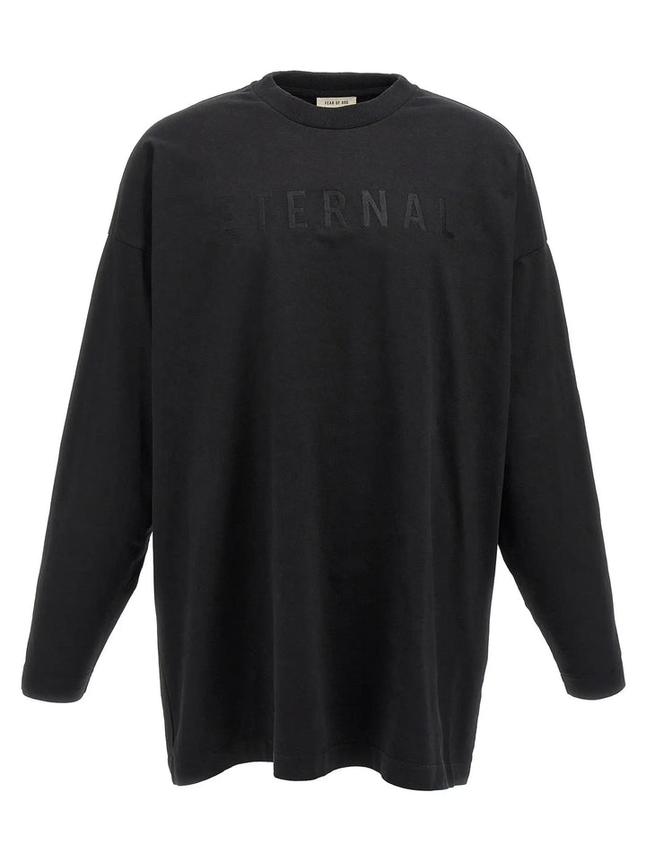 Fear Of God Black Cotton T-Shirt