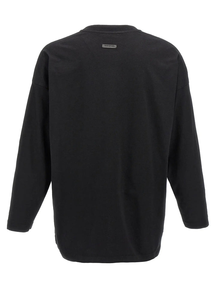 Fear Of God Black Cotton T-Shirt
